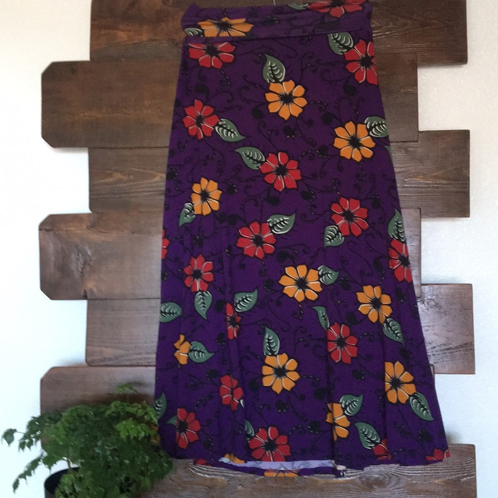 LuLaRoe maxi skirt